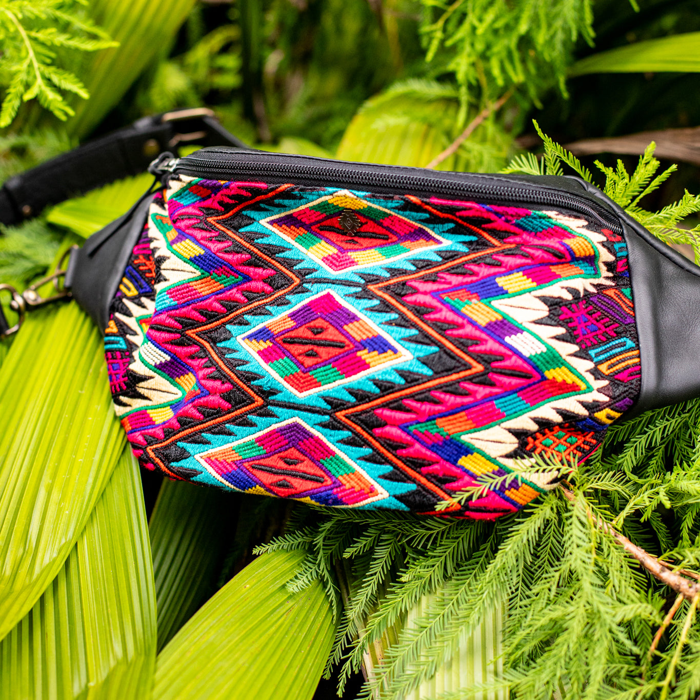 EL DON MANNY PACK - OOAK HUIPIL - BLACK - NO. 17026