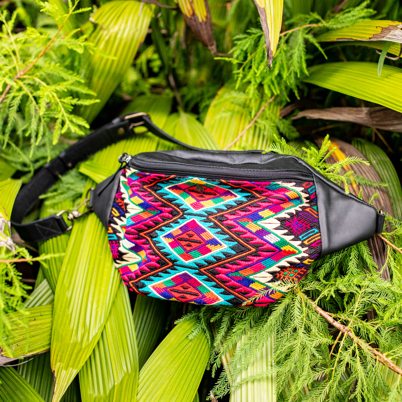 EL DON MANNY PACK - OOAK HUIPIL - BLACK - NO. 17026