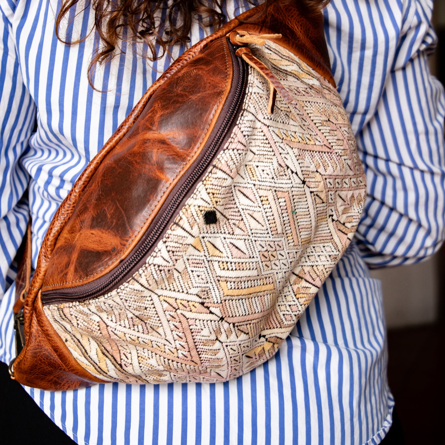 EL DON MANNY PACK - OOAK HUIPIL - HONEY - NO. 18045