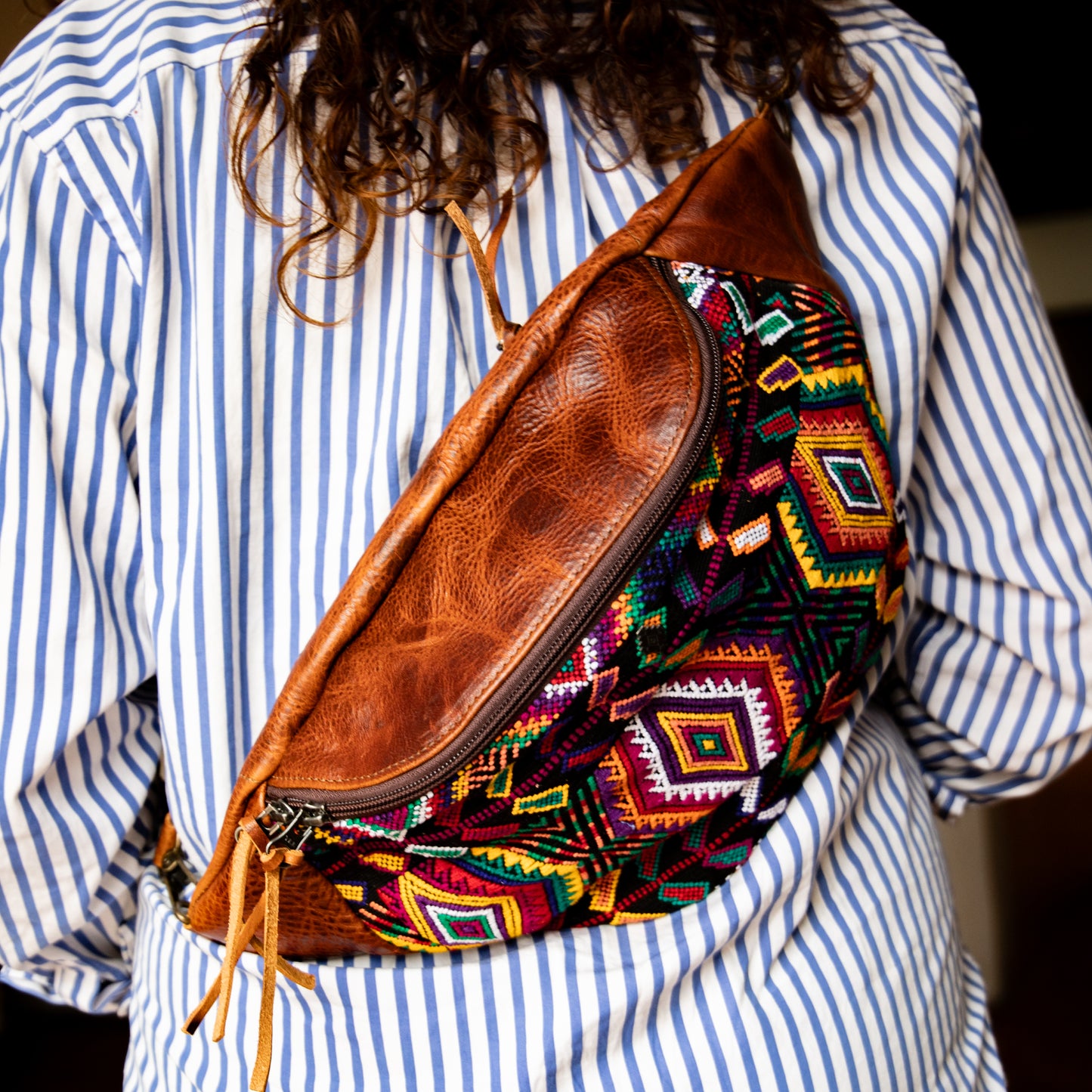 EL DON MANNY PACK - OOAK HUIPIL - HONEY - NO. 18049