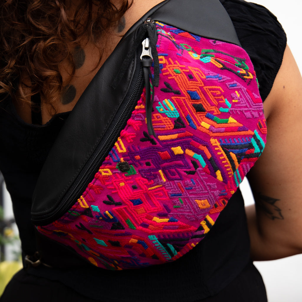 EL DON MANNY PACK - OOAK HUIPIL - BLACK - NO. 18038