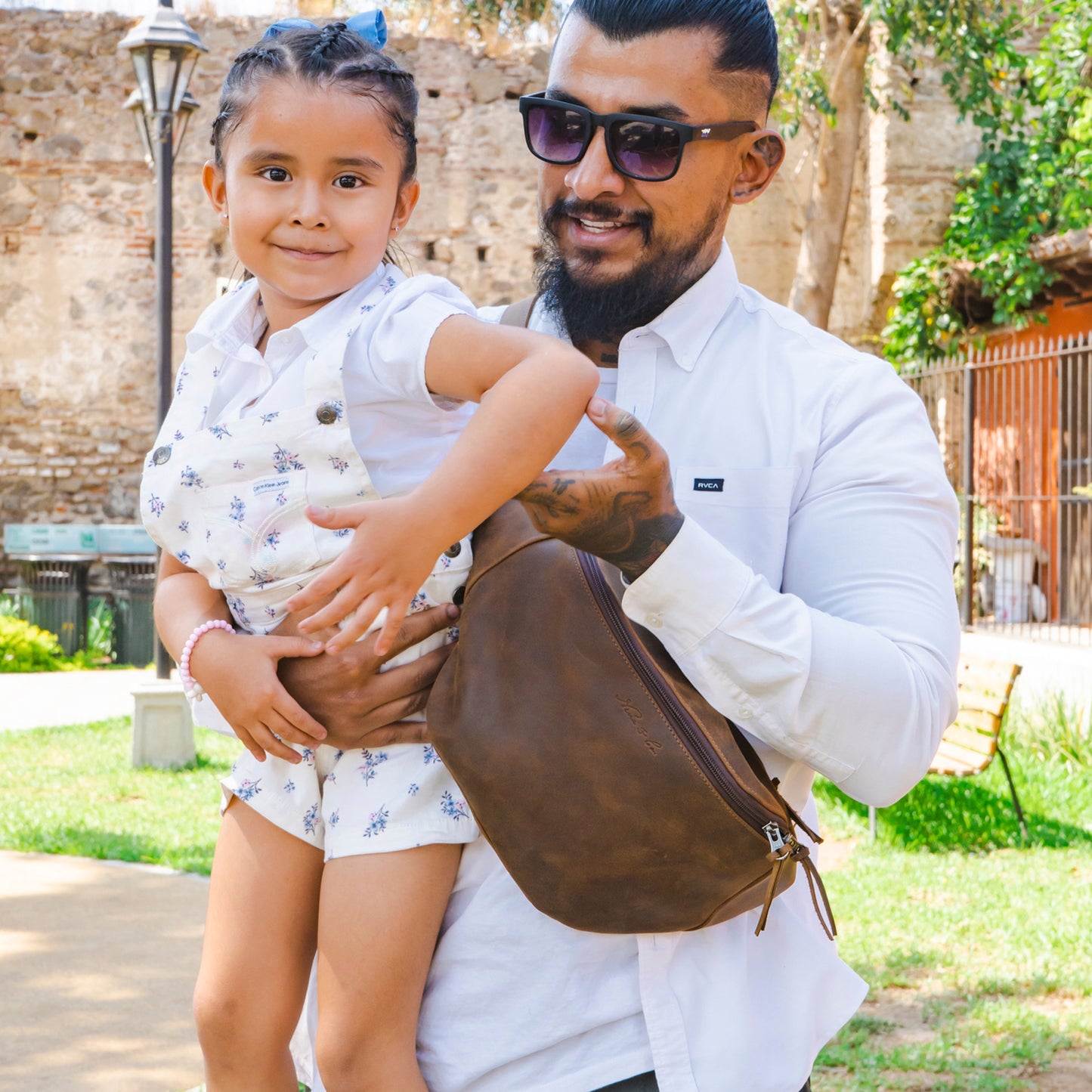 EL DON MANNY PACK - FULL LEATHER - CHESTNUT