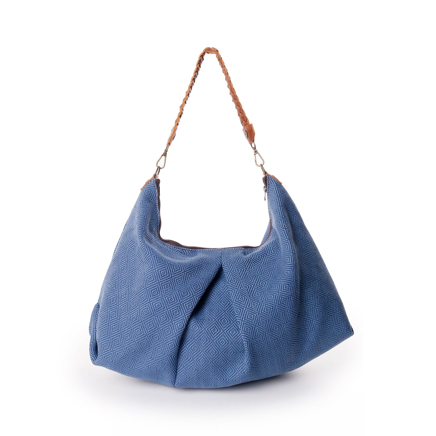 EXPEDITION BAG - MEDIUM - NAVY SUNSET - CAFE LEATHER
