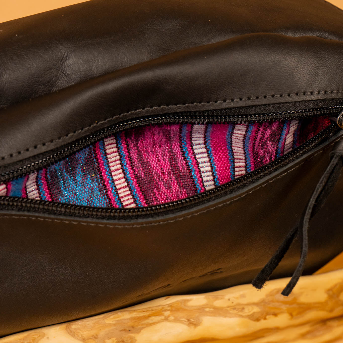 EL DON MANNY PACK - OOAK HUIPIL - BLACK - NO. 16208