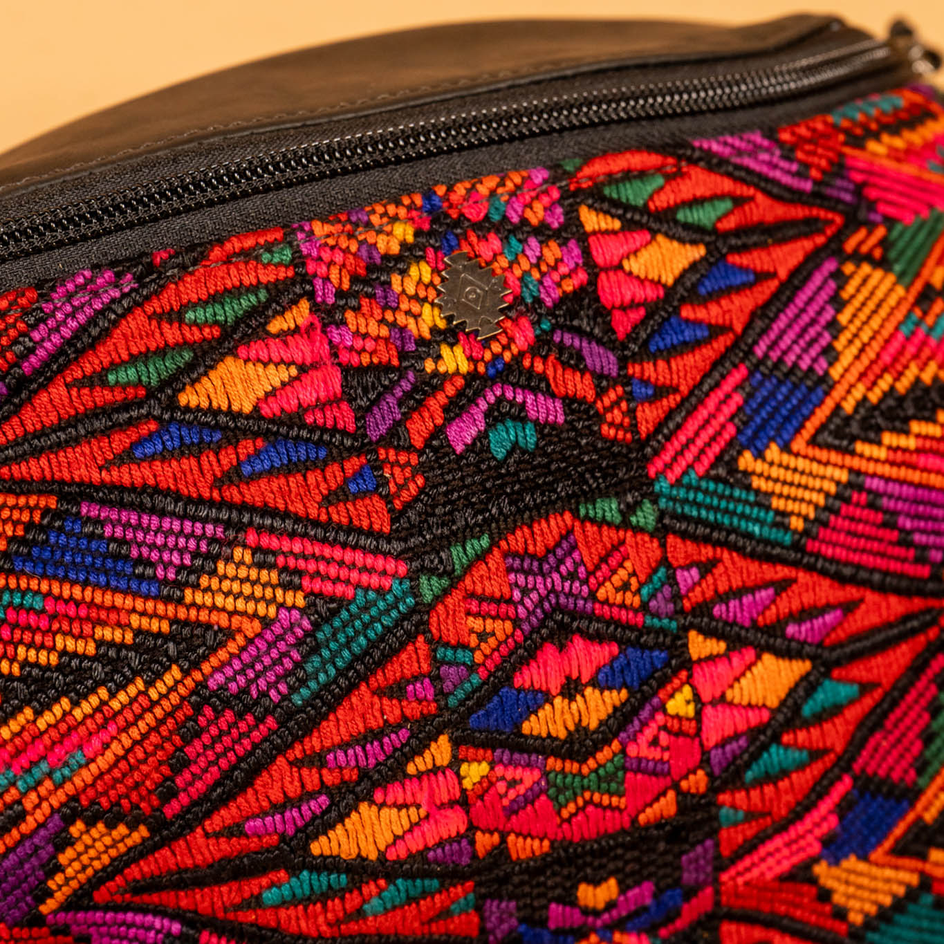 EL DON MANNY PACK - OOAK HUIPIL - BLACK - NO. 16209