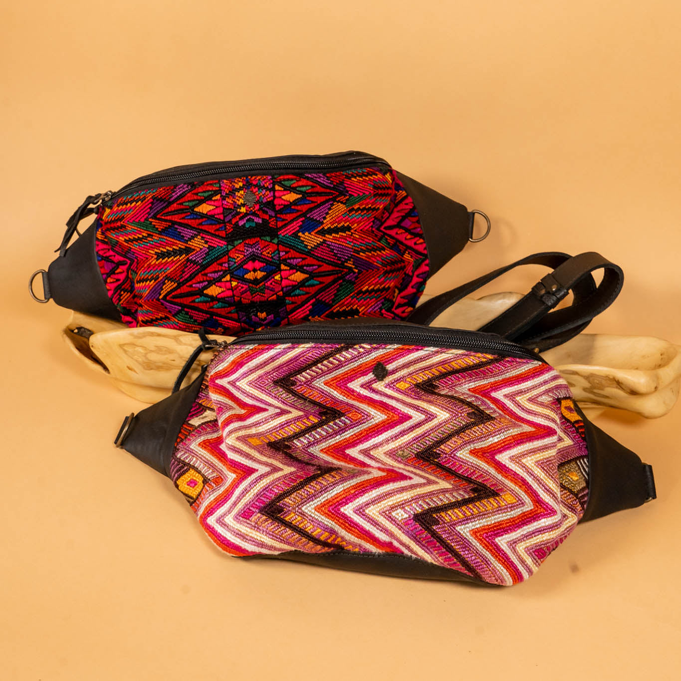 EL DON MANNY PACK - OOAK HUIPIL - BLACK - NO. 16209