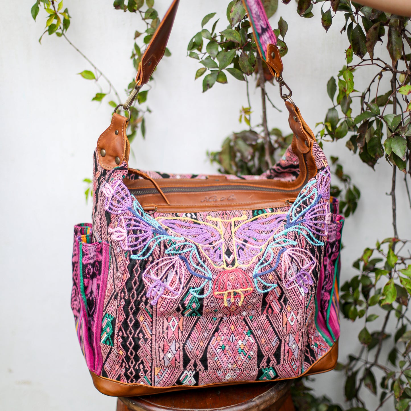 BEATRIZ CDB SET - EMBELLISHED NECKLINE - OOAK - CAFE - NO. 18510