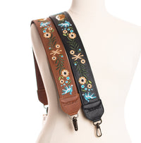 BAG STRAP - 10 YEAR ANNIVERSARY - EMBROIDERED - AZURE