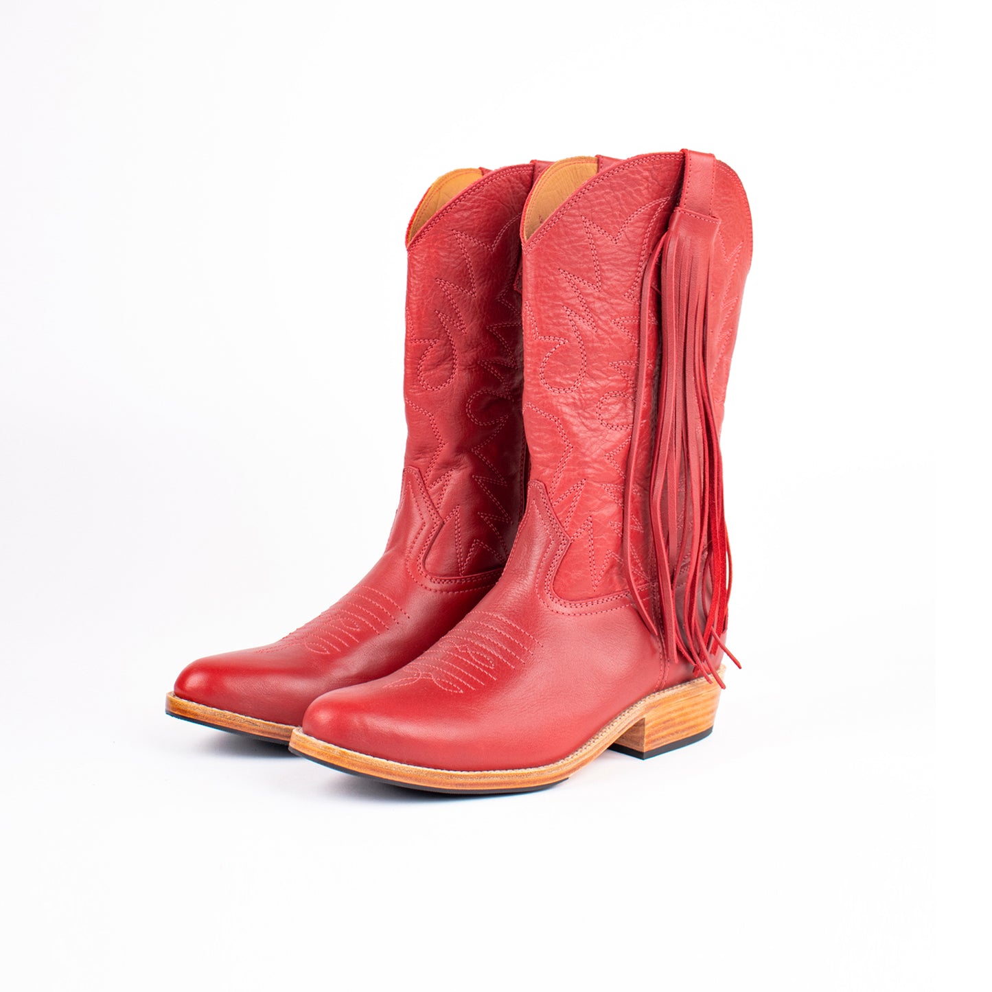 BETSY X NENA - ETTA WESTERN BOOTS - ROUGE