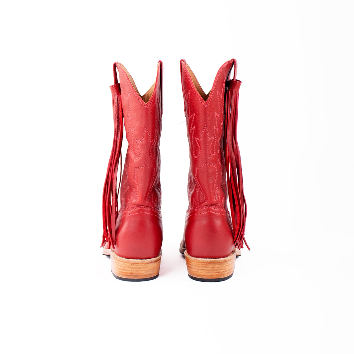 BETSY X NENA - ETTA WESTERN BOOTS - ROUGE