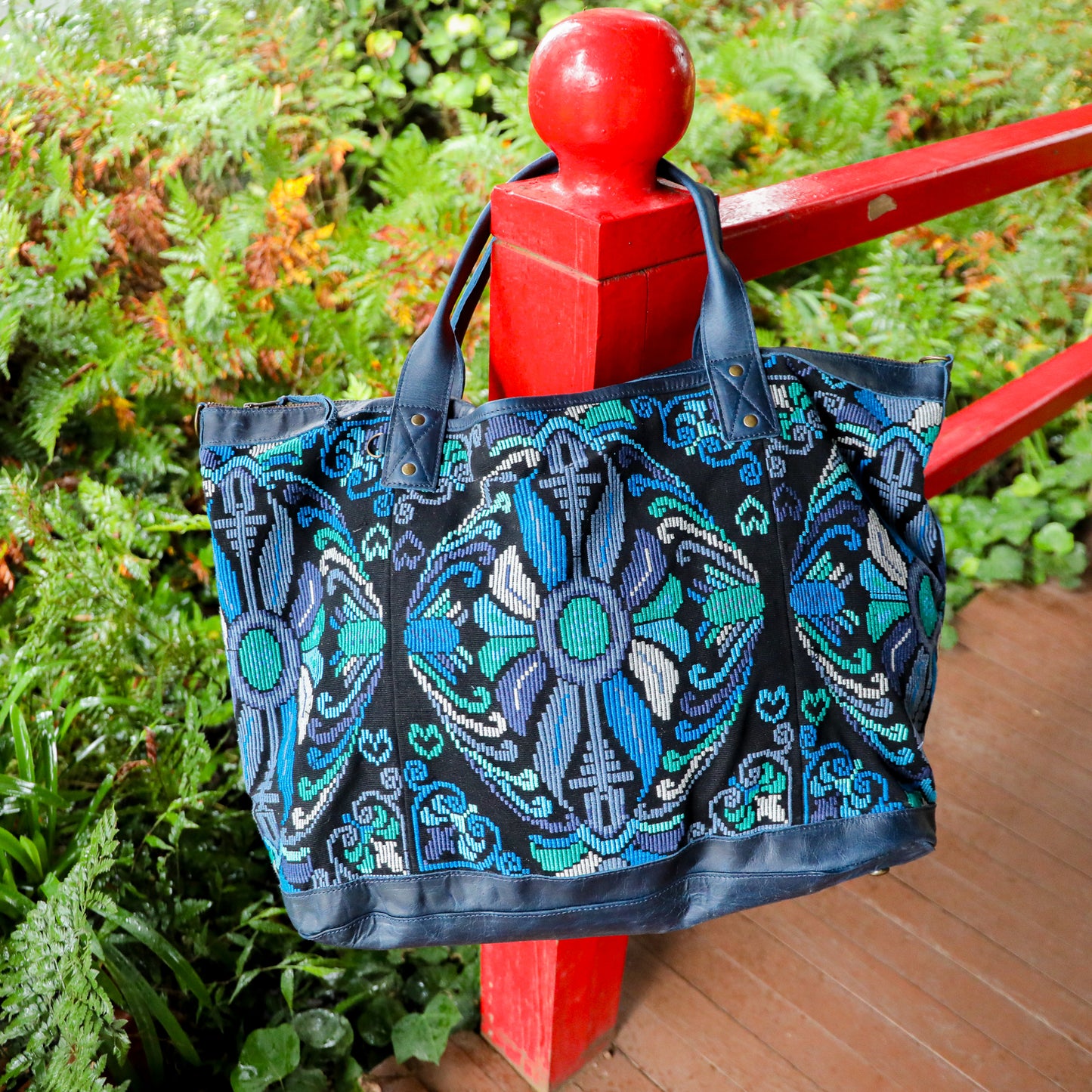 PERFECT WEEKENDER - OOAK HUIPIL - NAVY - NO. 201715
