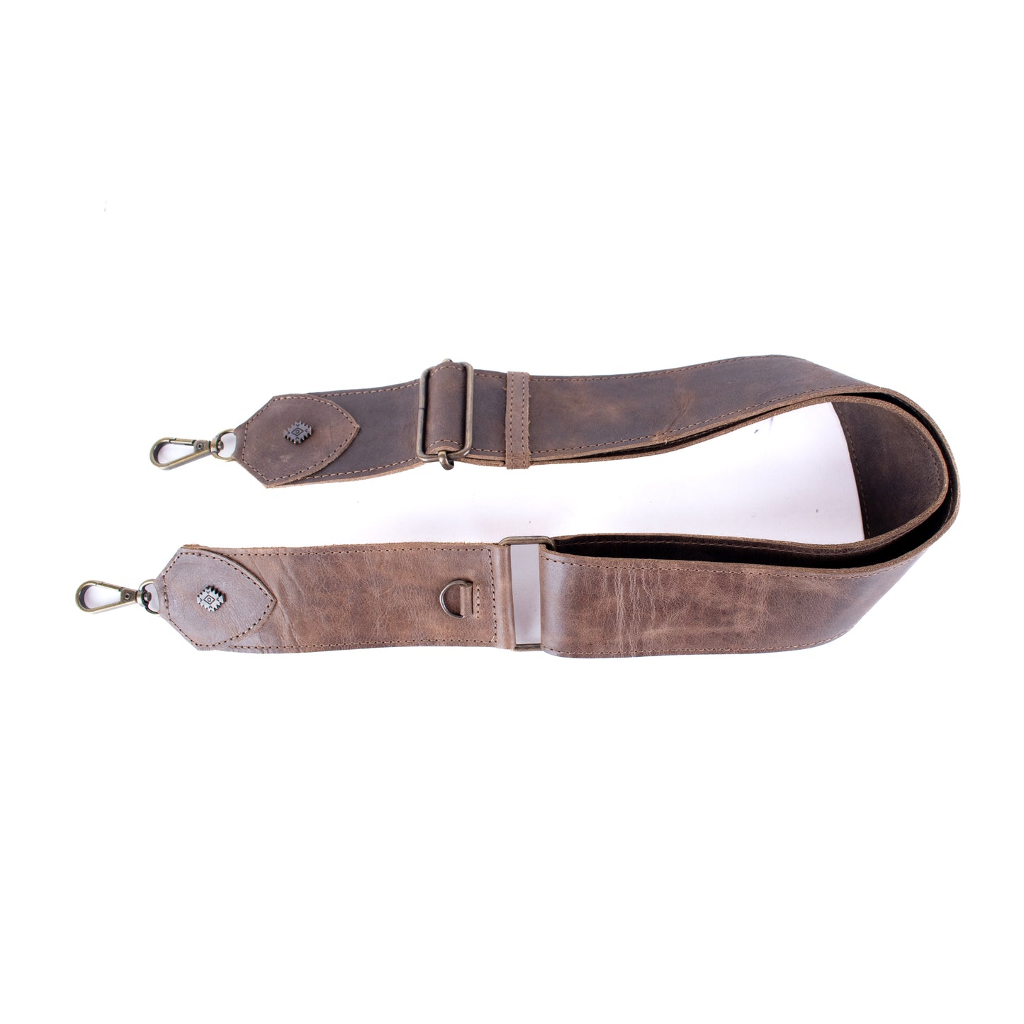 WANDER CROSSBODY BAG + STRAP SET - OOAK HUIPIL - FOSSIL - NO. 16749