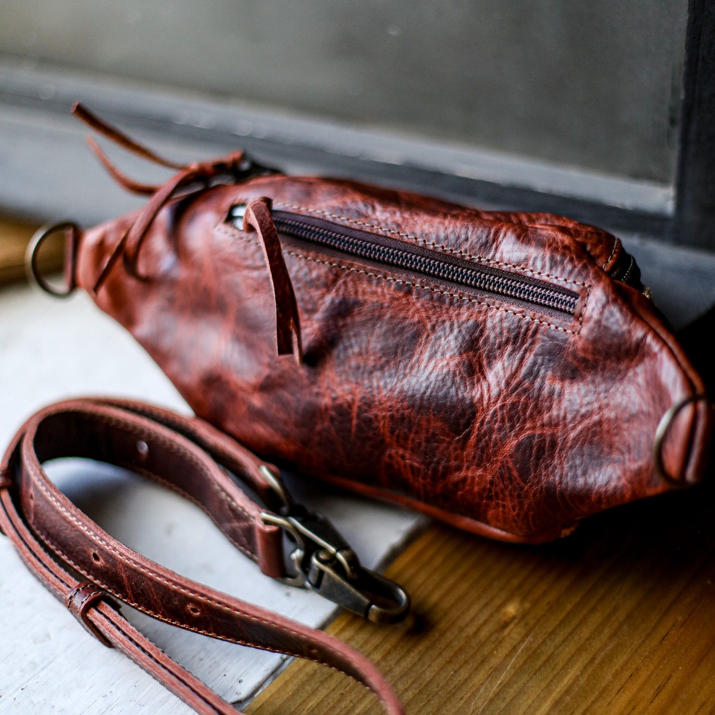 FANCY POUCH - OOAK HUIPIL - COPPER - NO. 18991