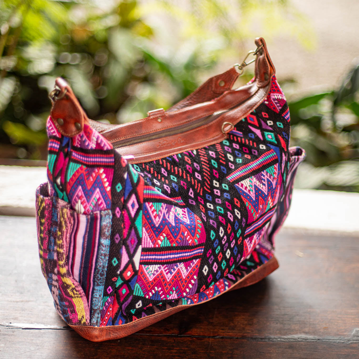 BEATRIZ CDB + DIAMANTE STRAP - OOAK HUIPIL - COPPER - NO. 17227