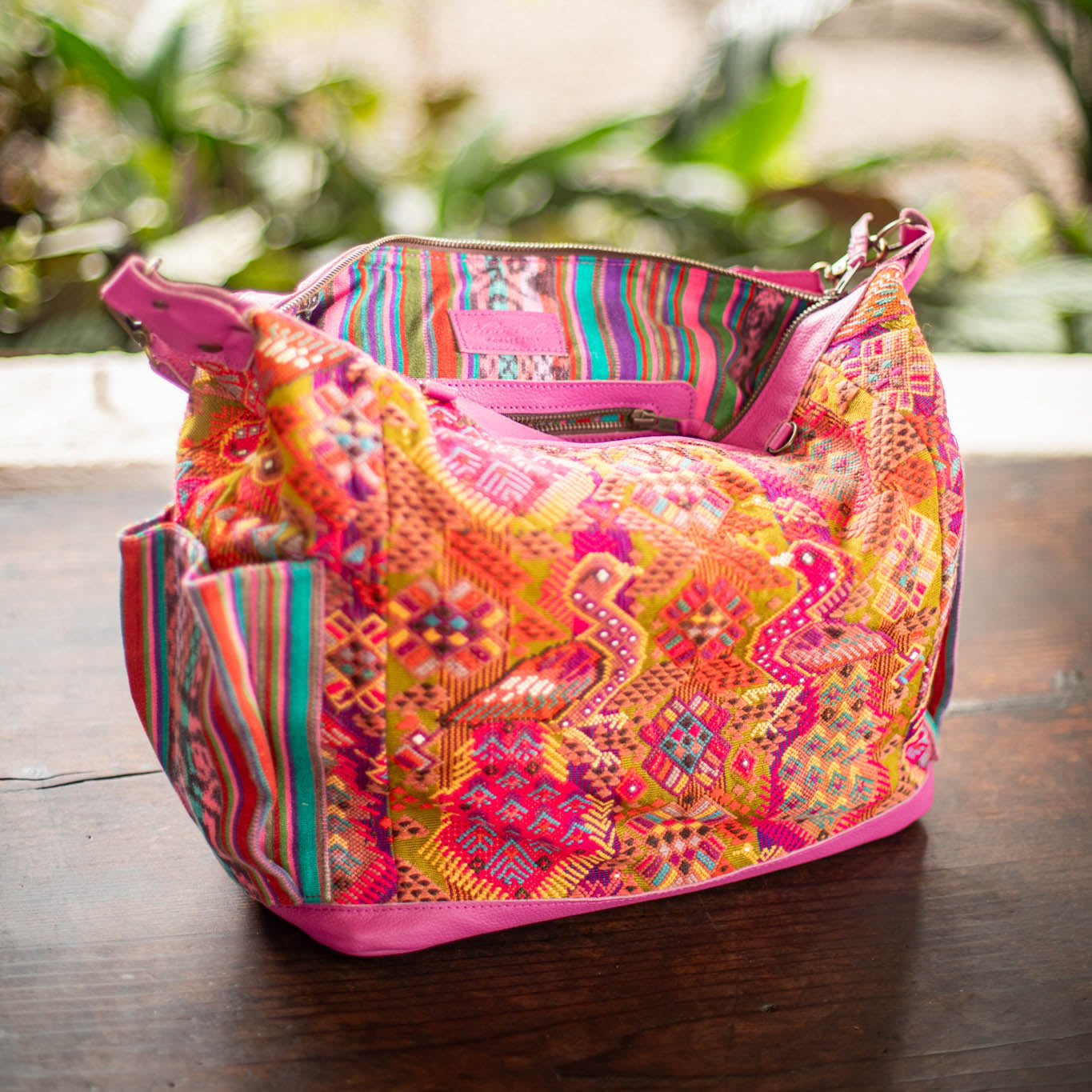 BEATRIZ CDB + DIAMANTE STRAP - OOAK HUIPIL - BABY RHINO - NO. 17228