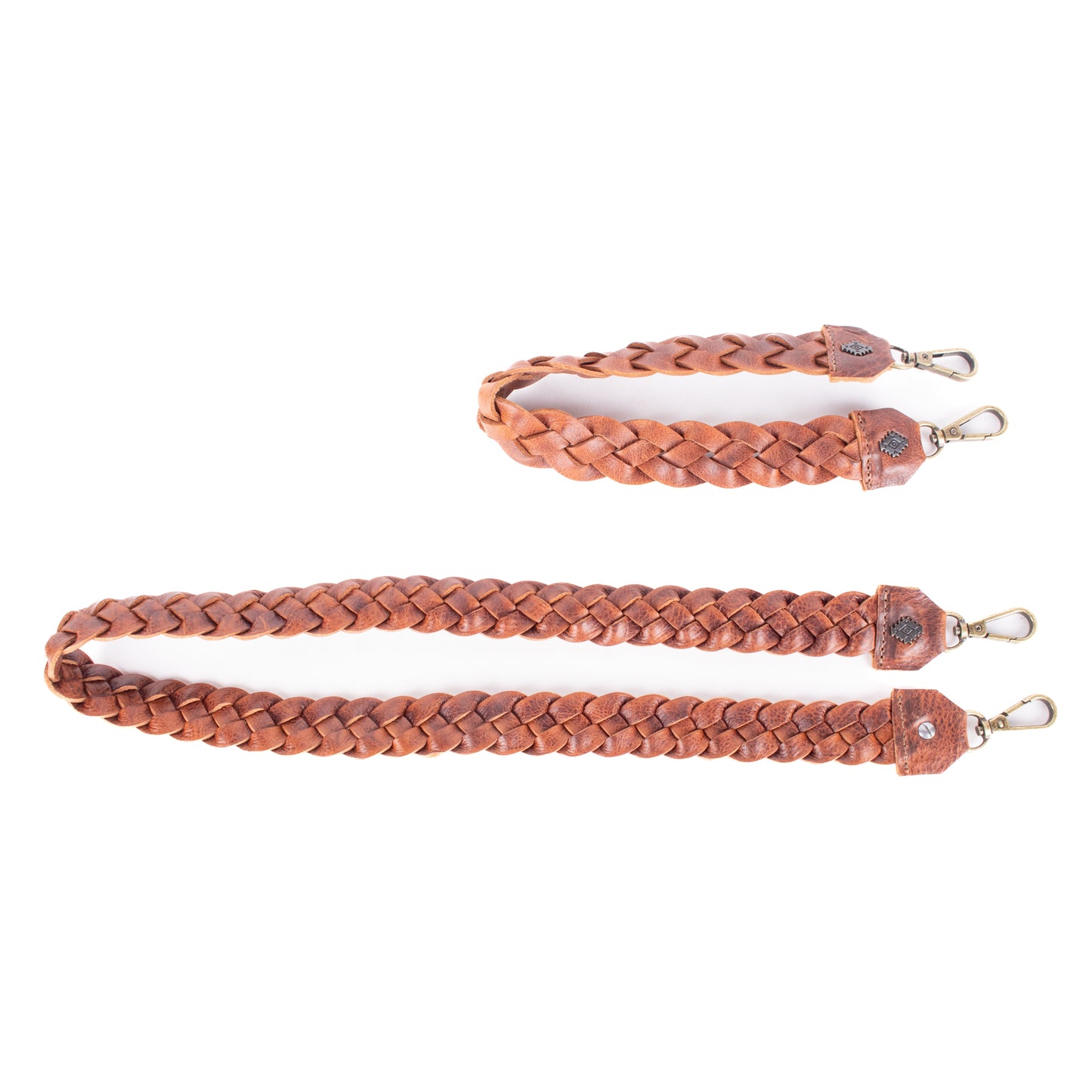 BRAIDED CROSSBODY STRAP - HONEY