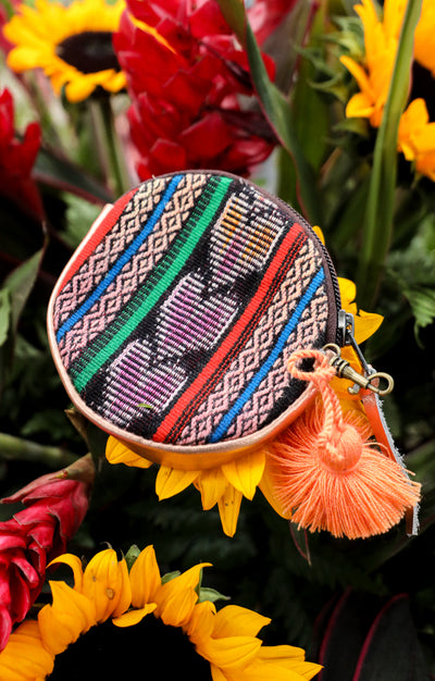 Valentine's OOAK Circle Coin Purses