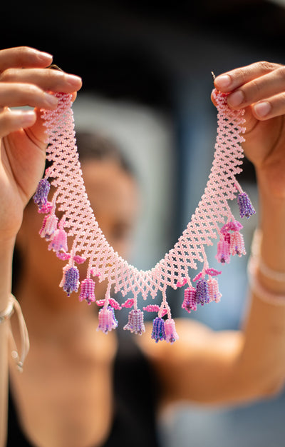 NEW! Stunning Beaded Bag Necklaces