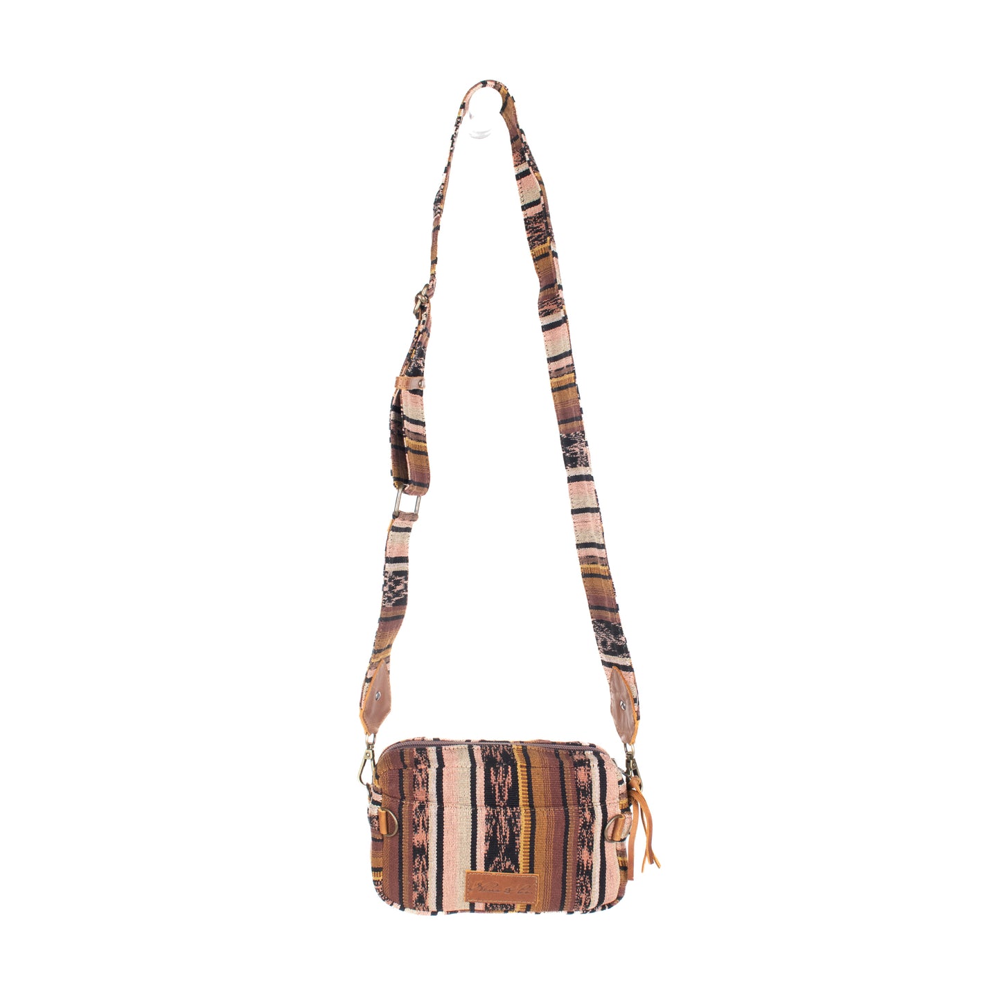WANDER CROSSBODY + WIDE ADJUSTABLE STRAP SET - AFFOGATO ROSE - CAFE