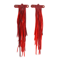 DIAMANTE FRINGE TASSEL - SAFFRON - SET OF 2
