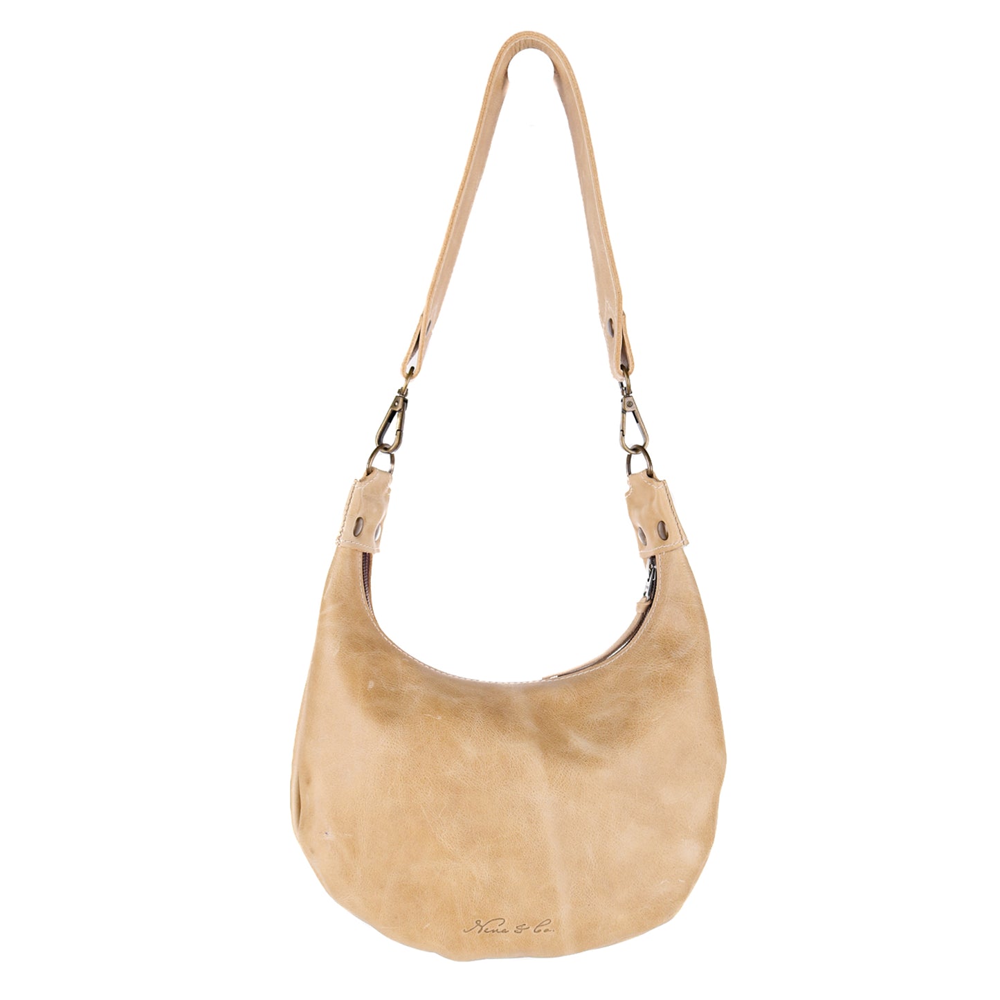 BOHO SADDLE BAG - FULL LEATHER - CAMEL