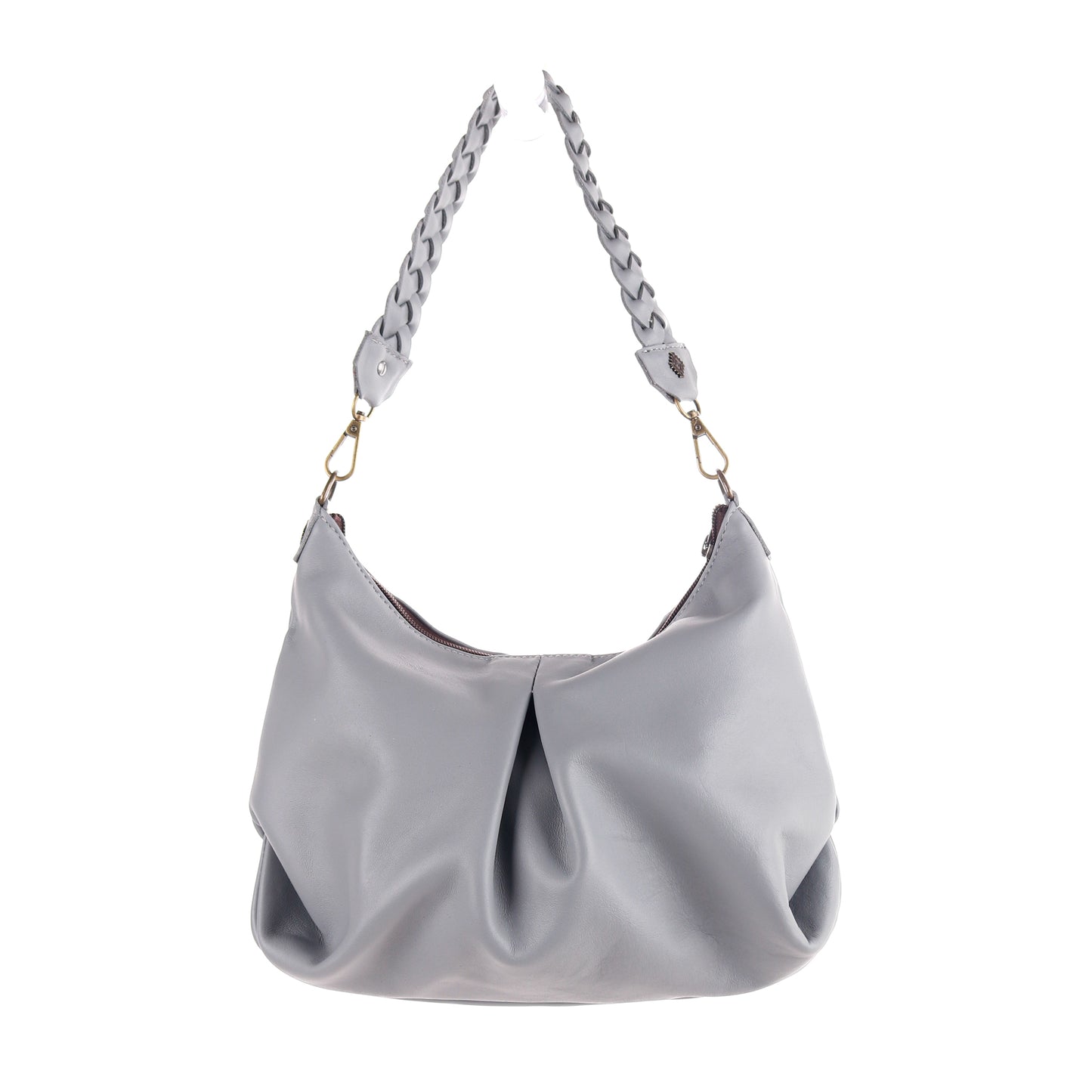 EXPEDITION BAG - SMALL - FULL LEATHER - GREY