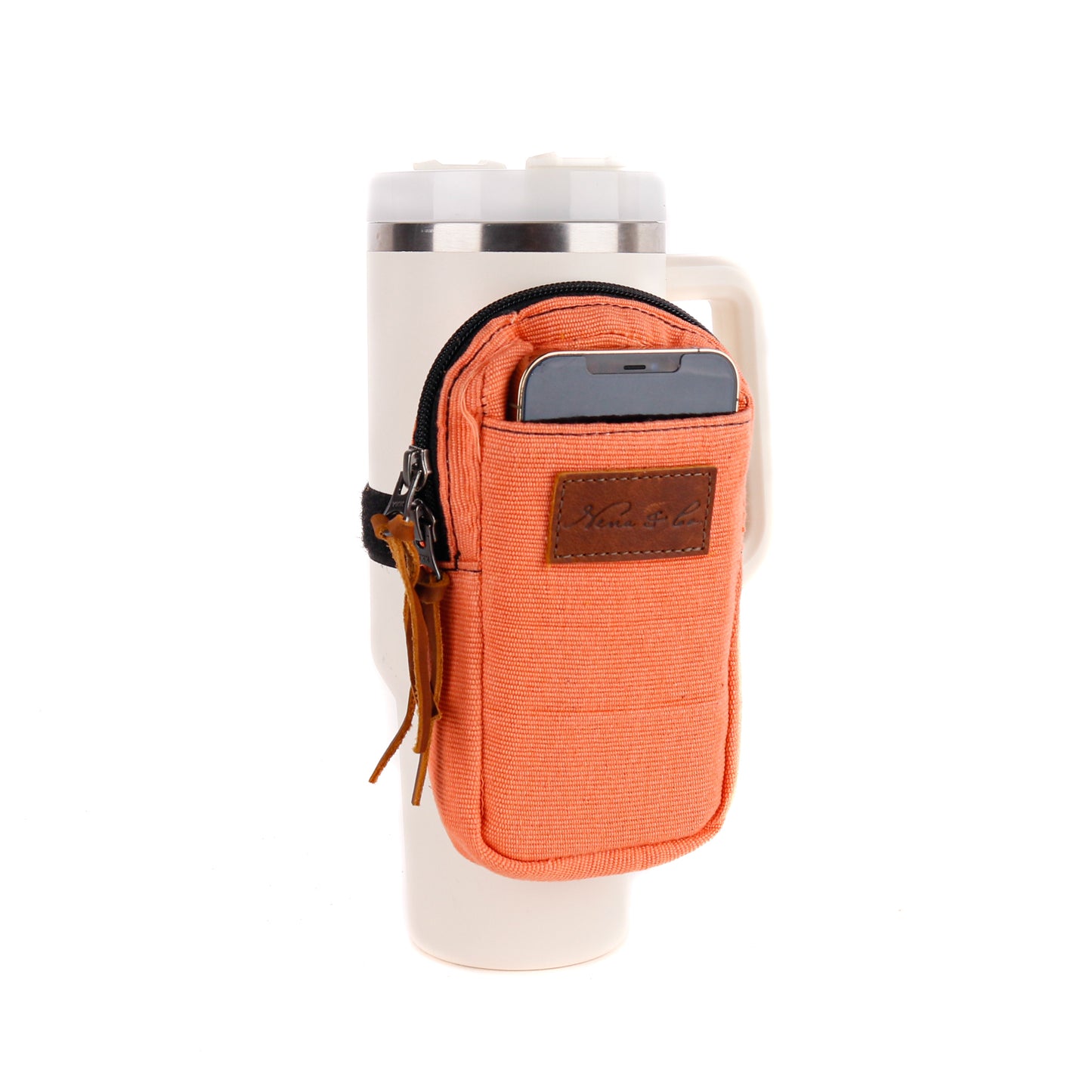 TUMBLER ACCESSORY POUCH - SALMON - CAFE