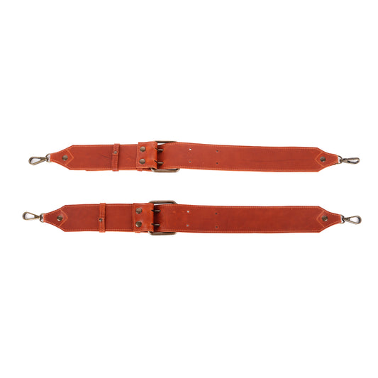 DOUBLE BUCKLE BACKPACK STRAP SET - SIENNA