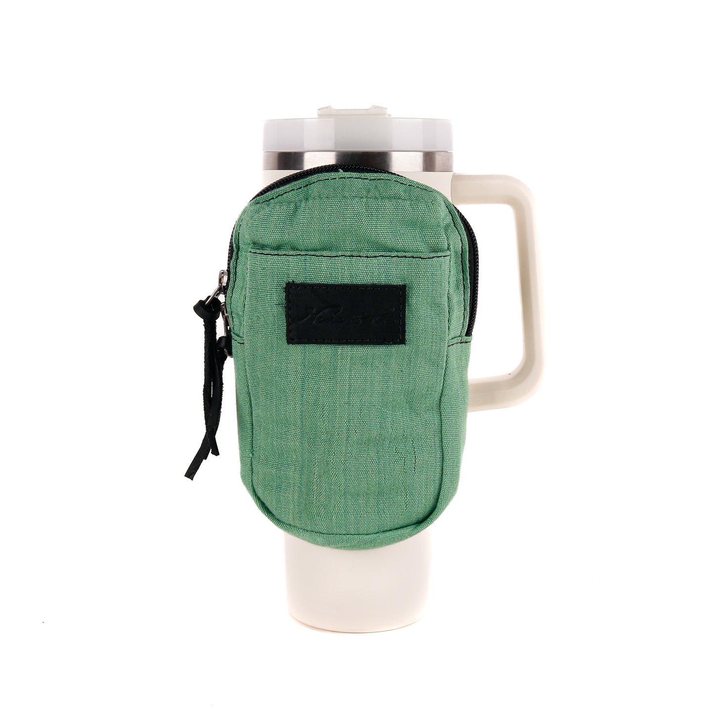 TUMBLER ACCESSORY POUCH - MINT - BLACK