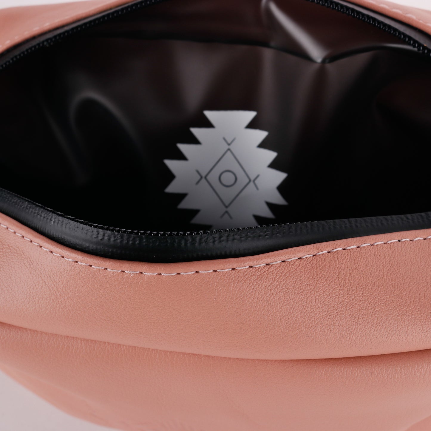 THE PERFECT WET BAG - SMALL - BREAST CANCER AWARENESS CAPSULE - FULL LEATHER - ROSE PINK