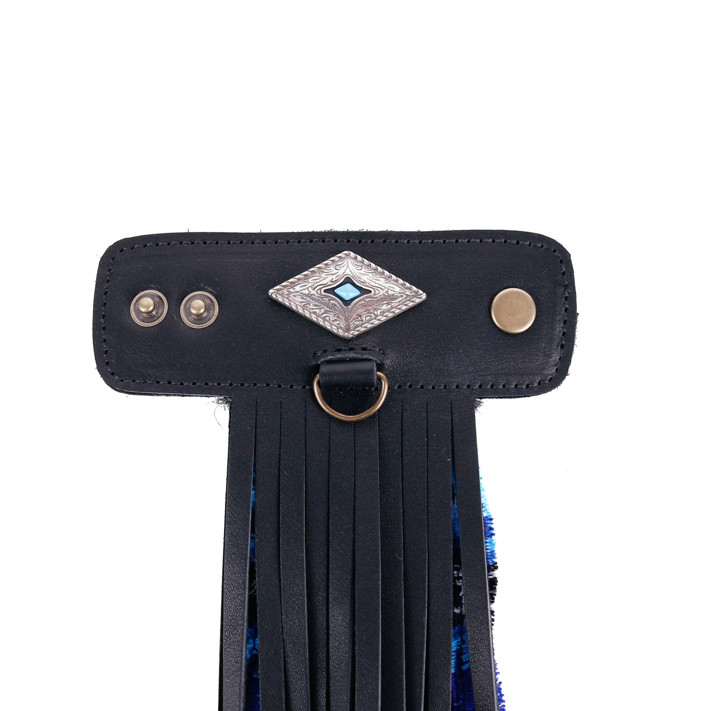 LAYERED TASSEL SET - DIAMOND - BLACK