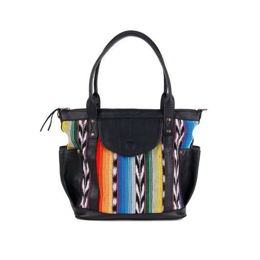 **CLOSEOUT** THE PERFECT UTILITY BAG - MEDIUM - ALOHA - BLACK