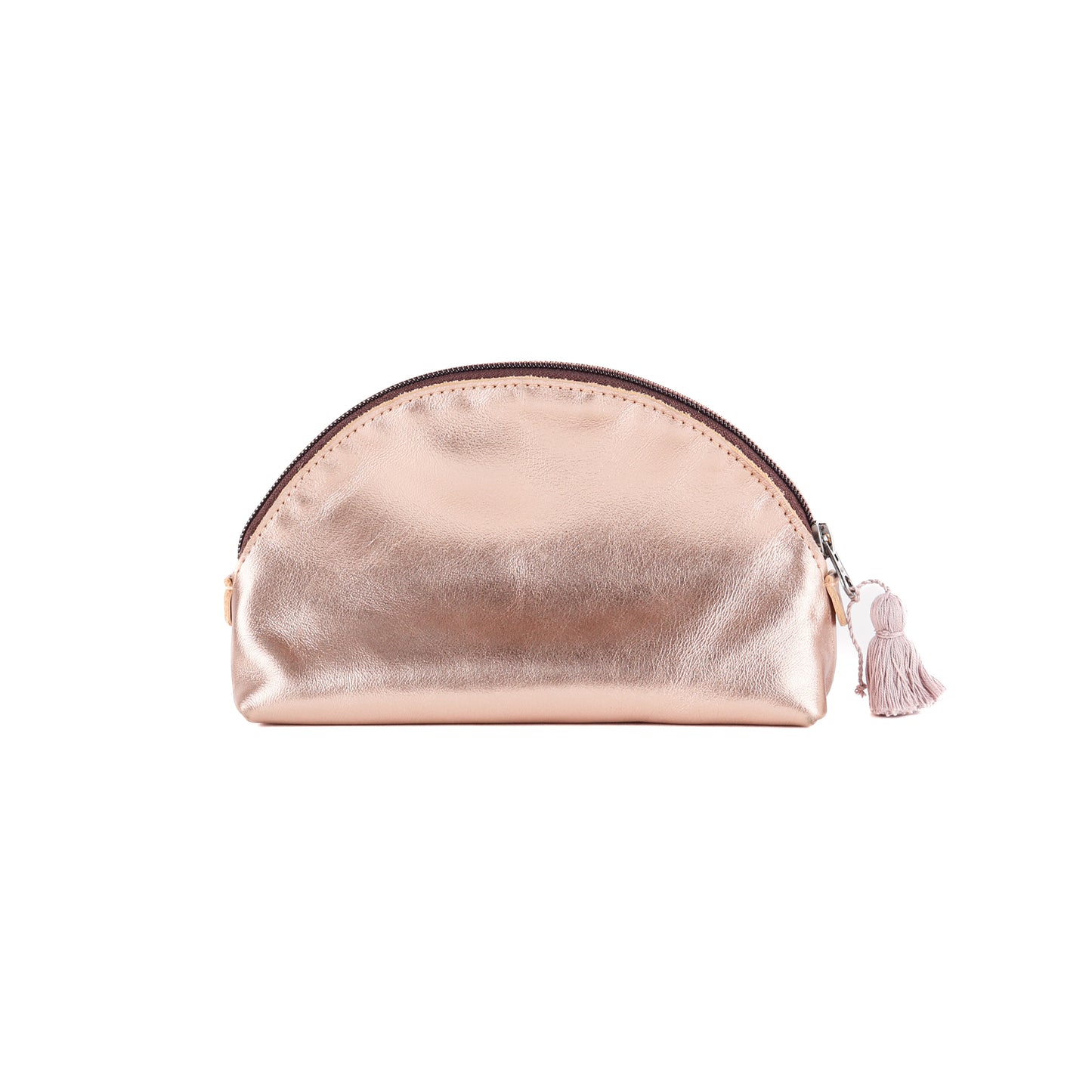 DOME CLUTCH - FULL LEATHER - METALLIC
