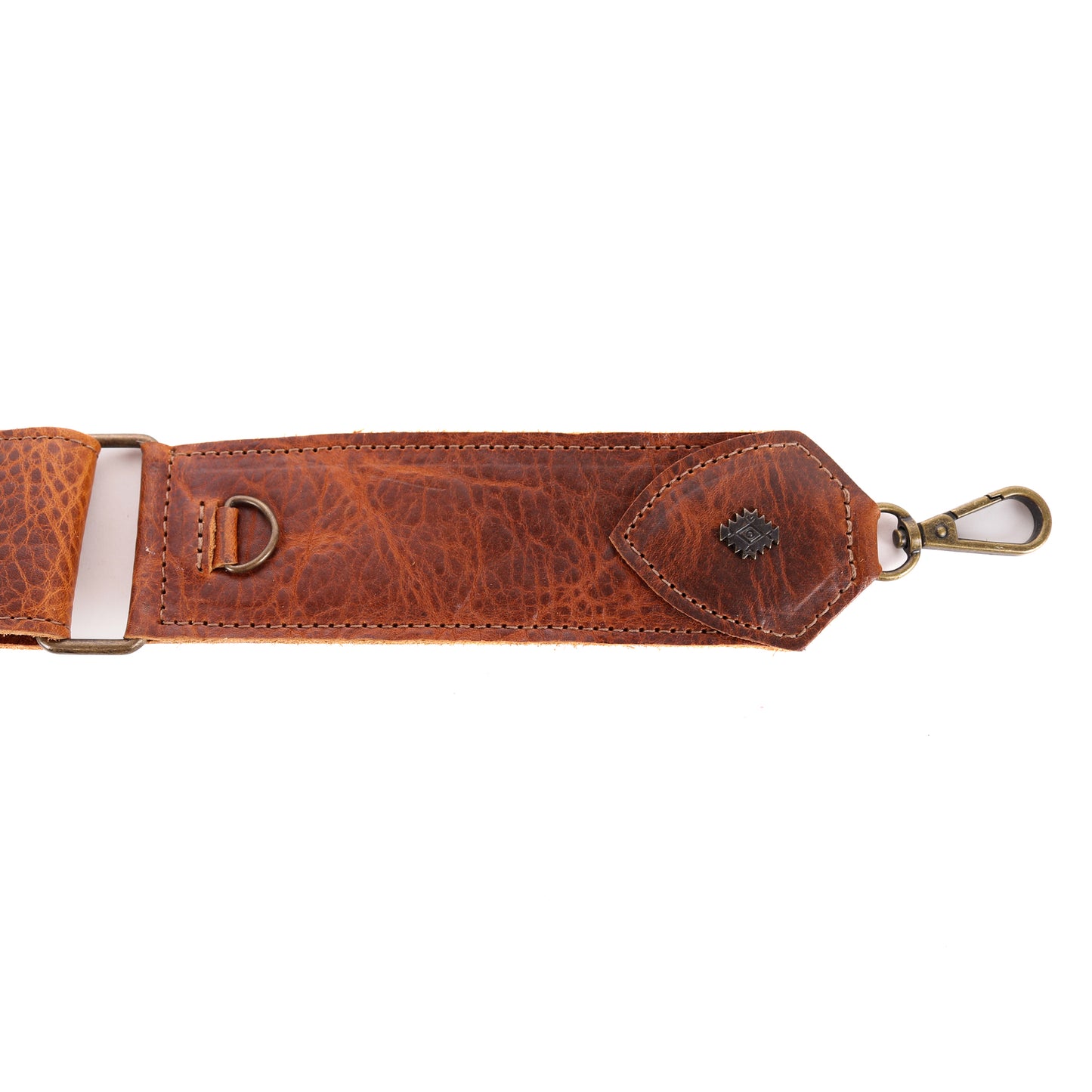 ADJUSTABLE WIDE STRAP - FULL LEATHER - HONEY
