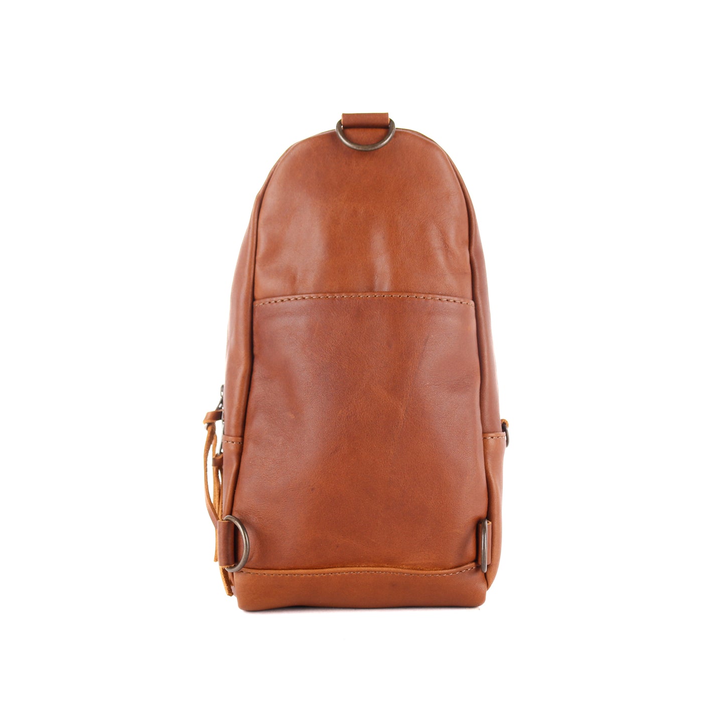 SMALL 2.0 CROSSBODY SLING - OOAK HUIPIL - CAFE - NO. 13538