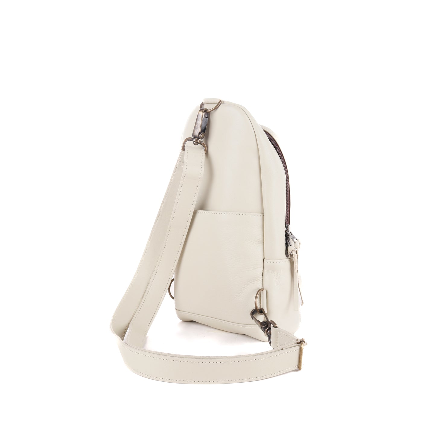 CROSSBODY SLING 2.0 - FULL LEATHER - BONE