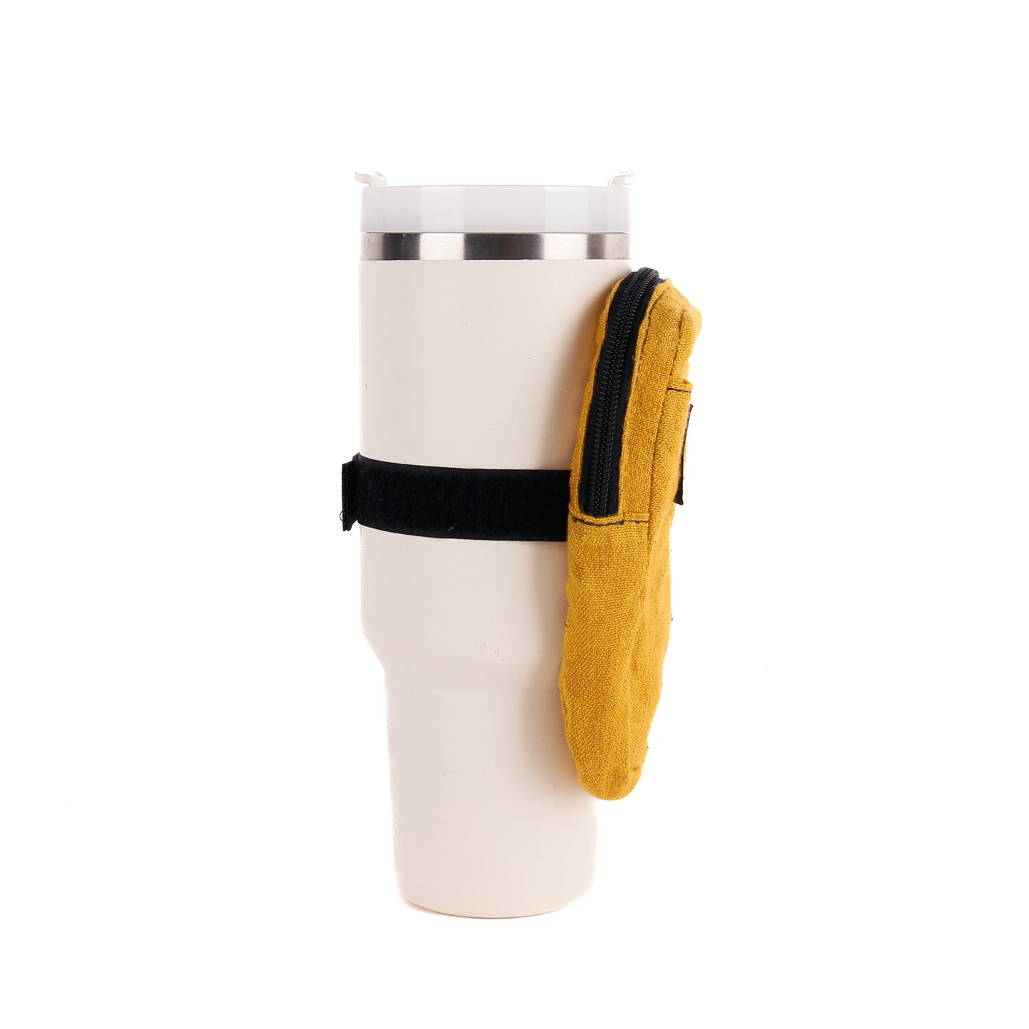 TUMBLER ACCESSORY POUCH - MUSTARD - BLACK