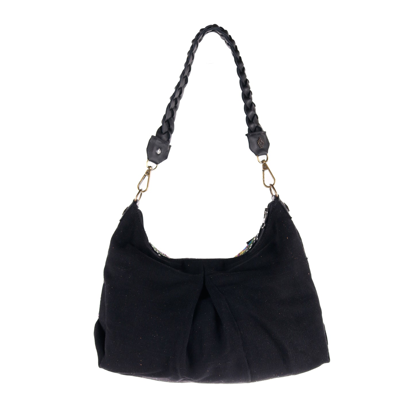 EXPEDITION BAG - SMALL - OOAK HUIPIL - BLACK - NO. 12191