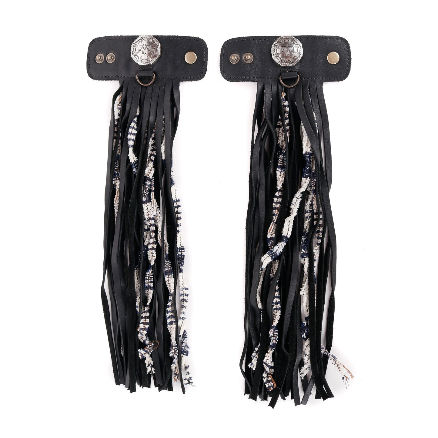LAYERED TASSEL SET - THUNDERBIRD - BLACK