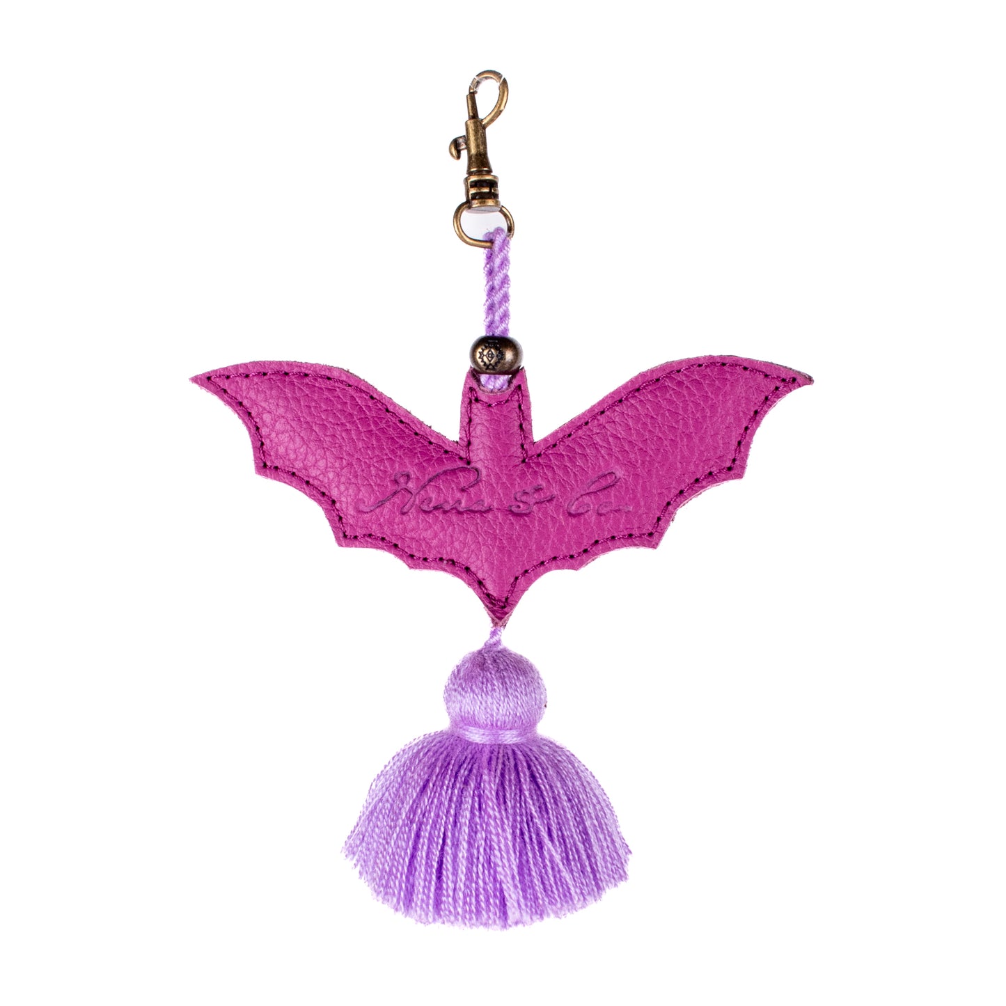 LEATHER BAT CHARM - BABY RHINO
