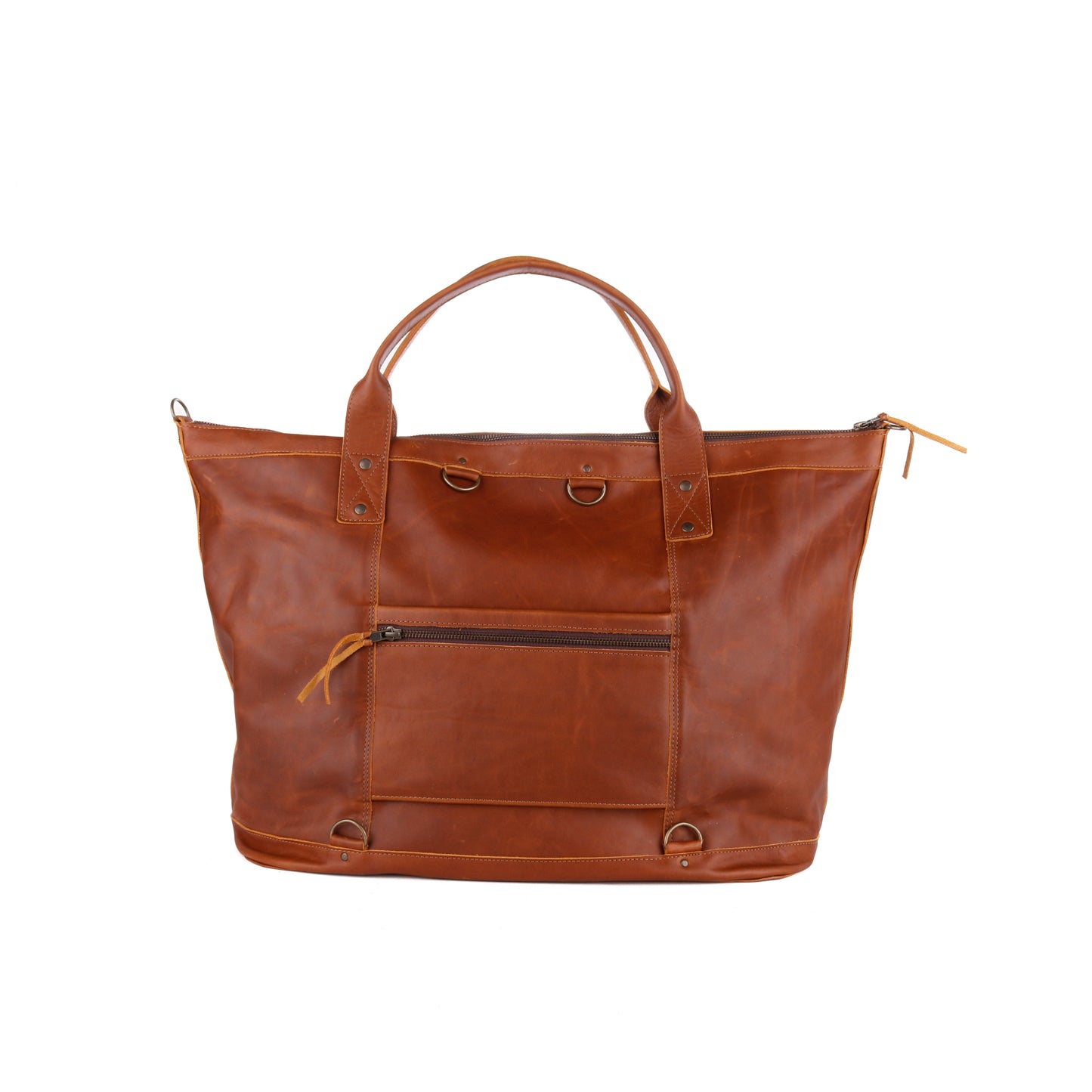 PERFECT WEEKENDER - 10 YEAR ANNIVERSARY - EMBROIDERED LEATHER - PINK - CAFE