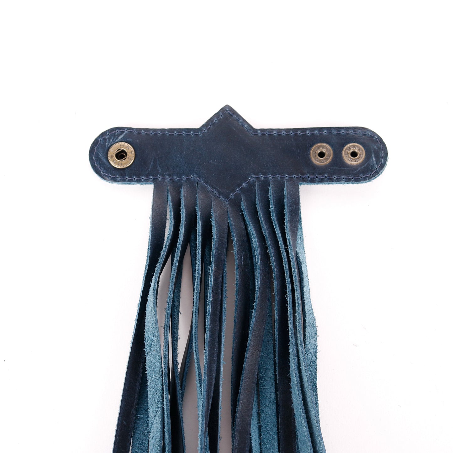 DIAMANTE FRINGE TASSEL - NAVY - SET OF 2