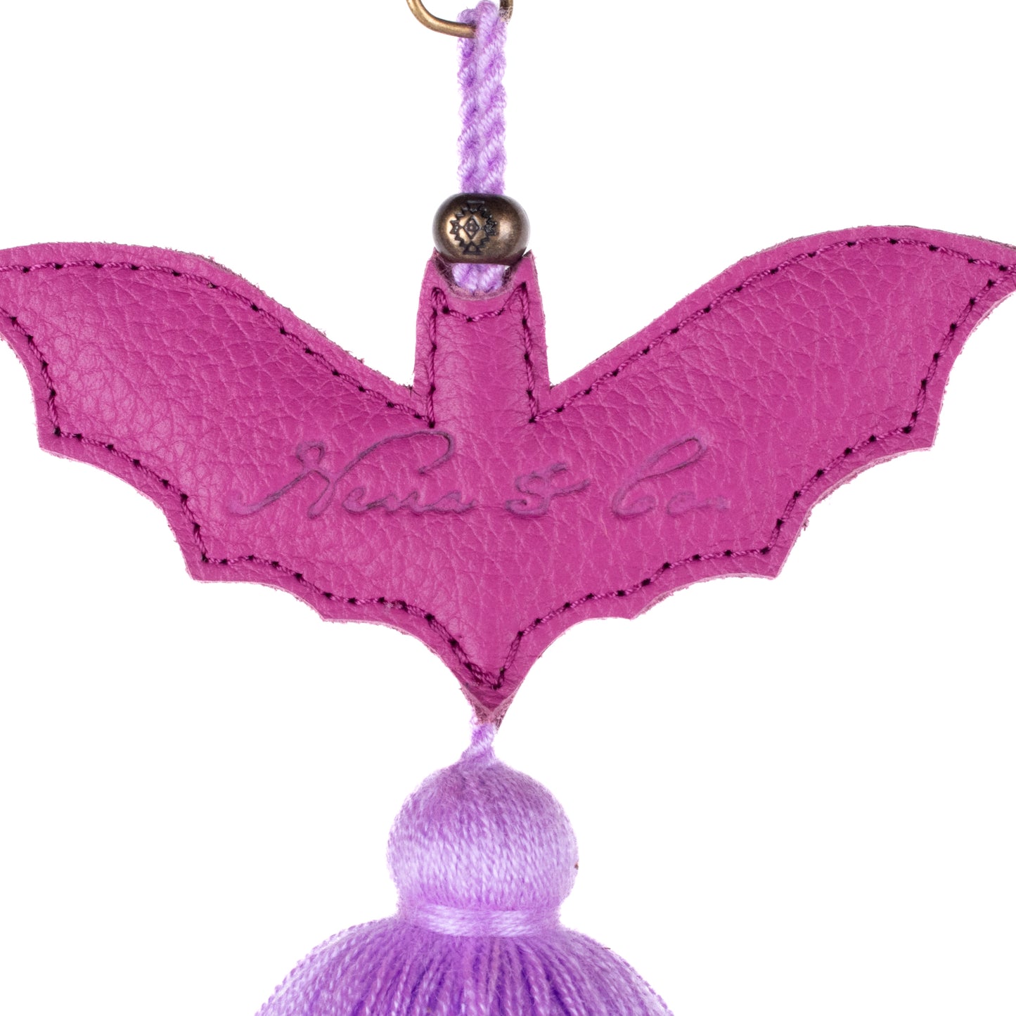 LEATHER BAT CHARM - BABY RHINO