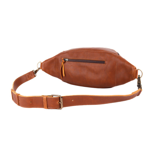 **CLOSEOUT** MANNY PACK - OOAK HUIPIL TEXTILE - CAFE - NO. 11058