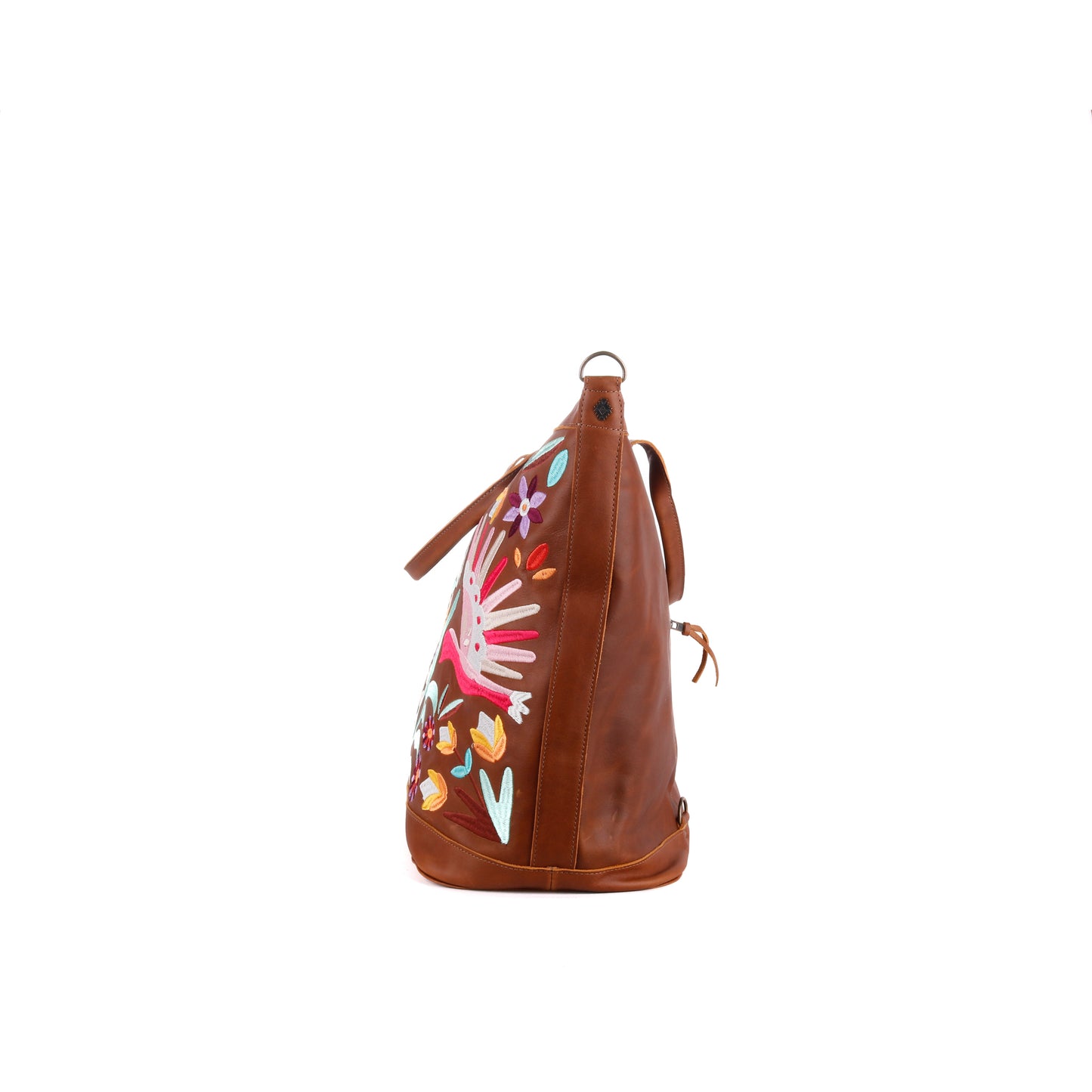 PERFECT WEEKENDER - 10 YEAR ANNIVERSARY - EMBROIDERED LEATHER - PINK - CAFE