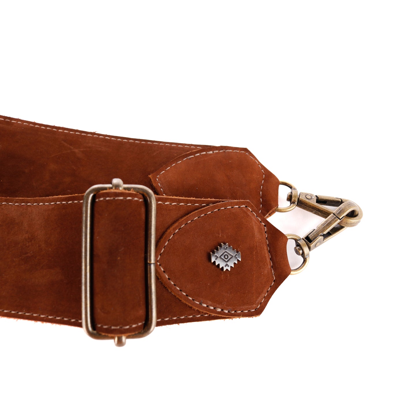 WANDER CROSSBODY BAG + WIDE ADJUSTABLE STRAP SET - FULL LEATHER WITH SHEARLING - NOUBOCK