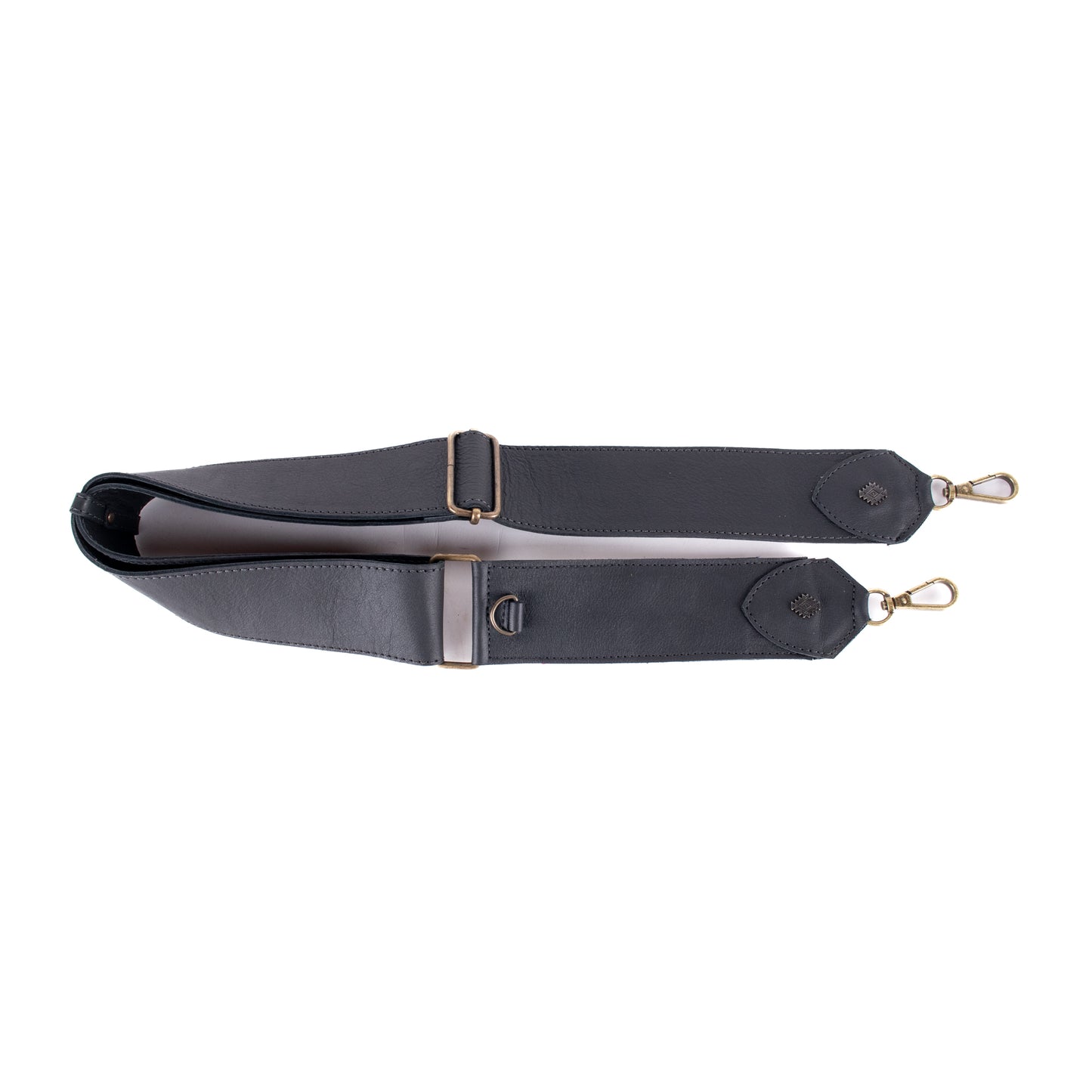LARGE WANDER CROSSBODY BAG + STRAP SET - CORTE - BLACK - NO. 17969
