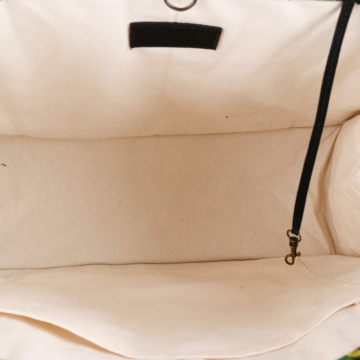 THE PERFECT TRAVEL TOTE - CORTE DE PLAYA - OOAK - BLACK - NO. 10622
