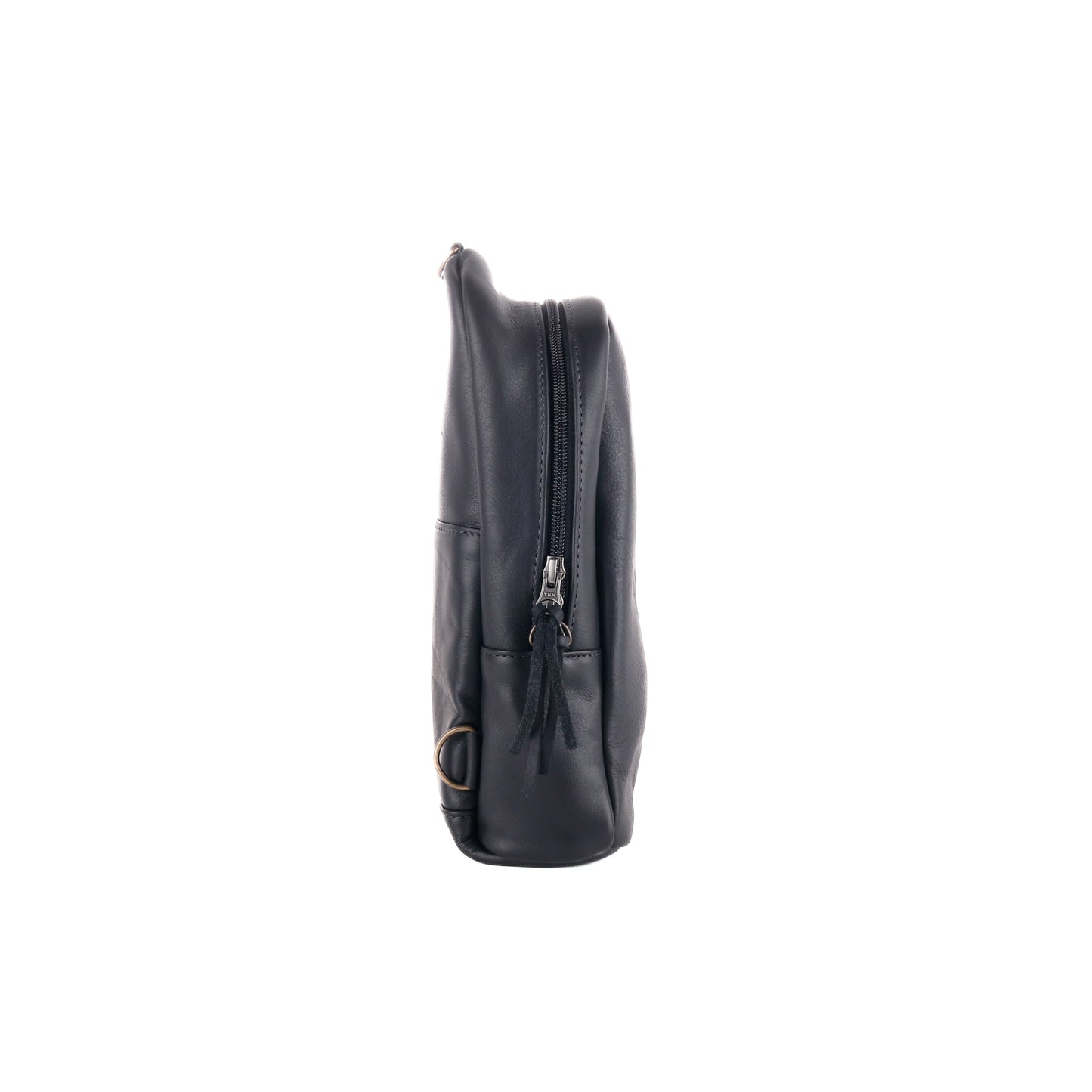 CROSSBODY SLING 2.0 - FULL LEATHER - NEW MOON ICON - BLACK