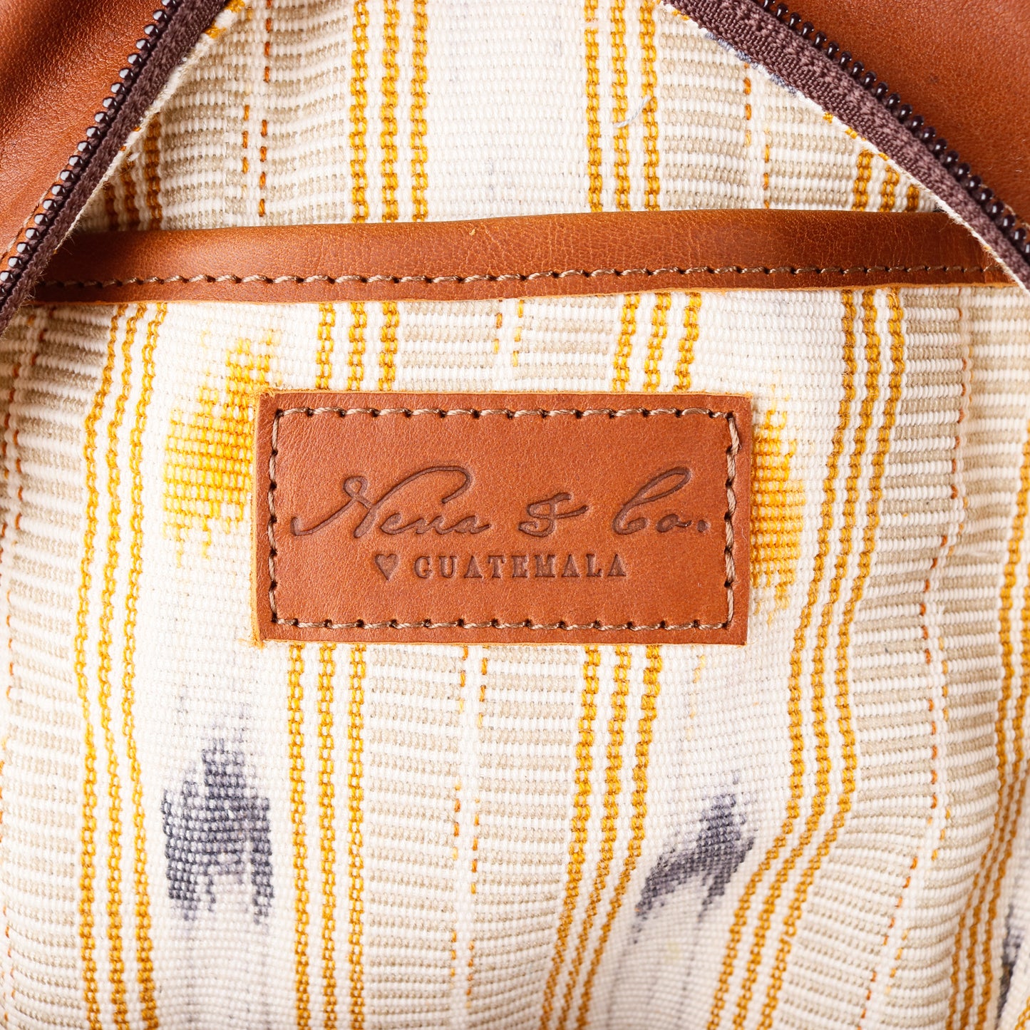 2.0 CROSSBODY SLING - ZAPOTEC PANEL - CAFE - NO. 12551